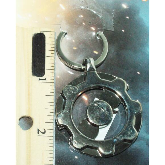Vintage Battlefield 1 Frontline Silver Icon Symbol Gaming Fan Keychain 2016 - Picture 2 of 2